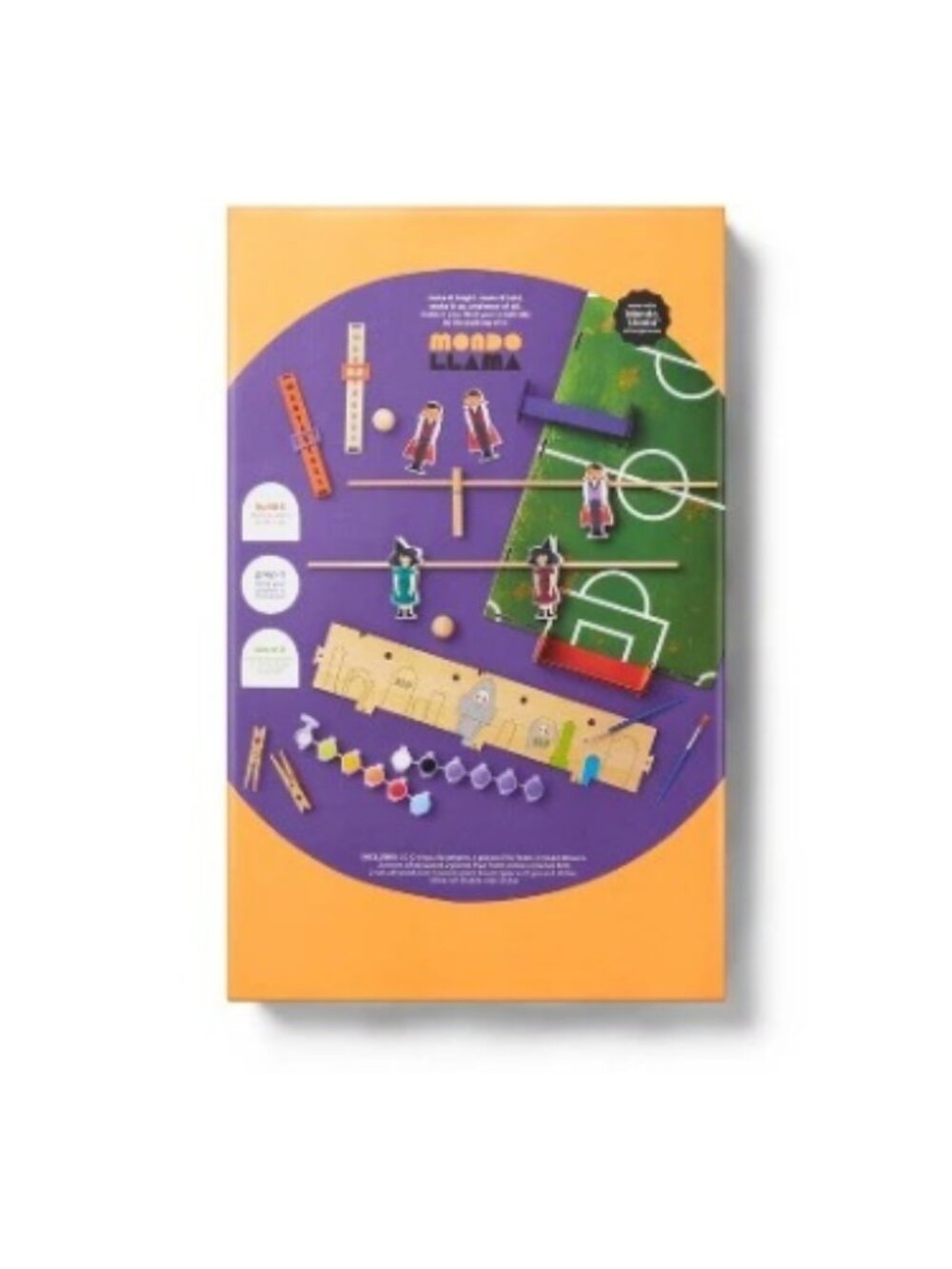Mondo Llama Halloween Craft Foosball Game Painting Kit DIY Kids Ages 8+ New - Picture 2 of 4